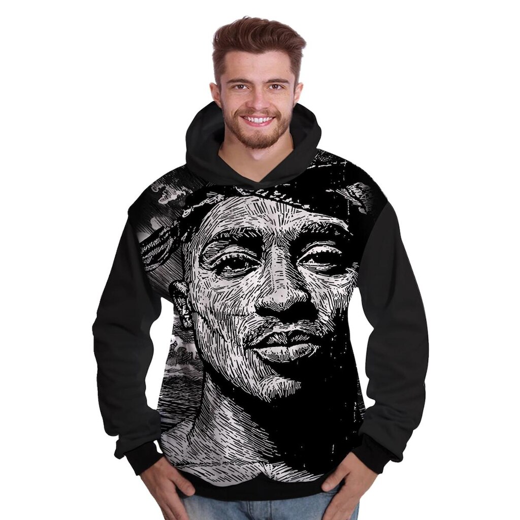 Moletom Di Nuevo Tupac Shakur Masculino