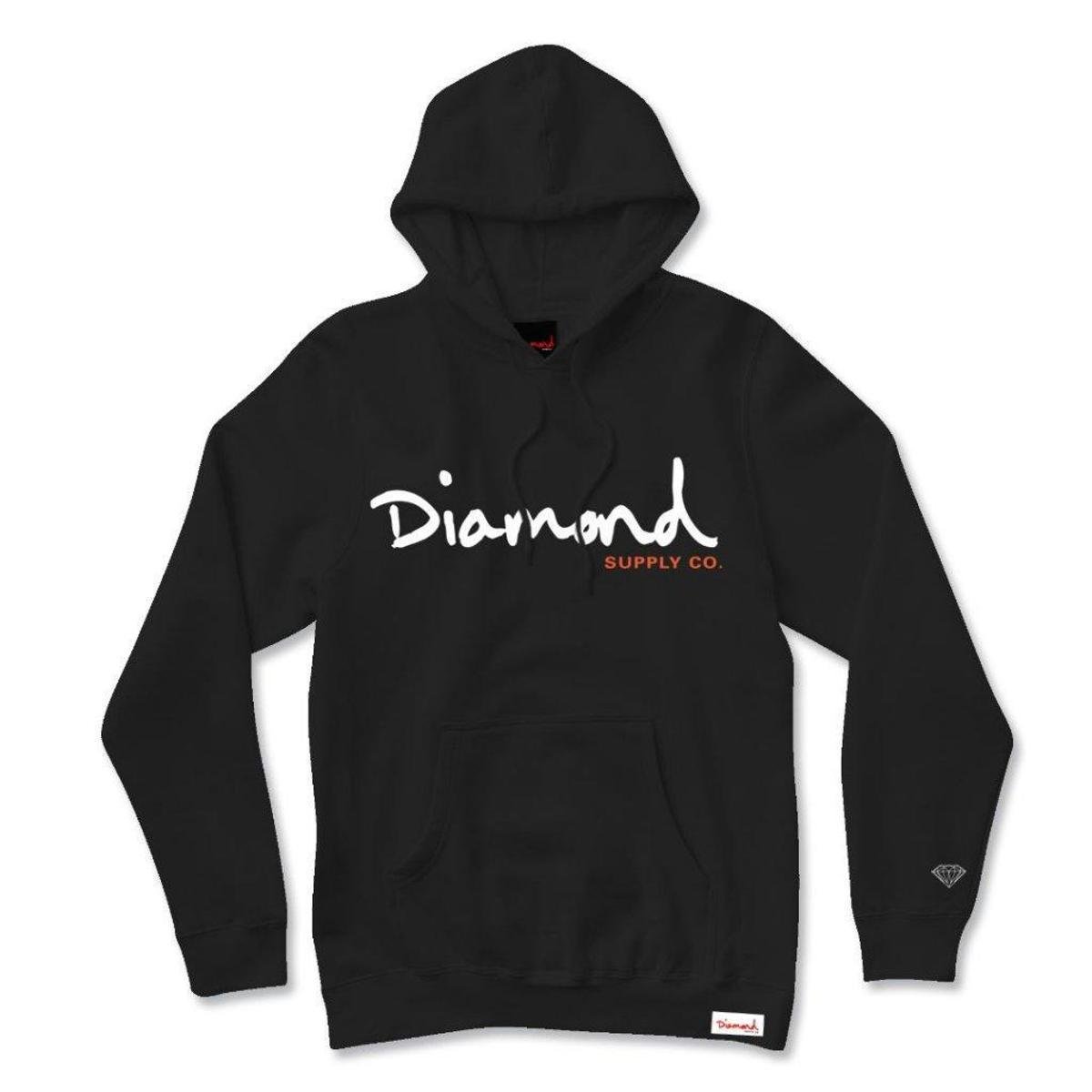 fully stacked diamonds moletom com capuz