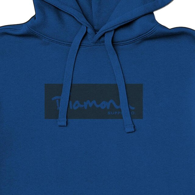 Moletom Diamond Tonal Box Logo Hoodie