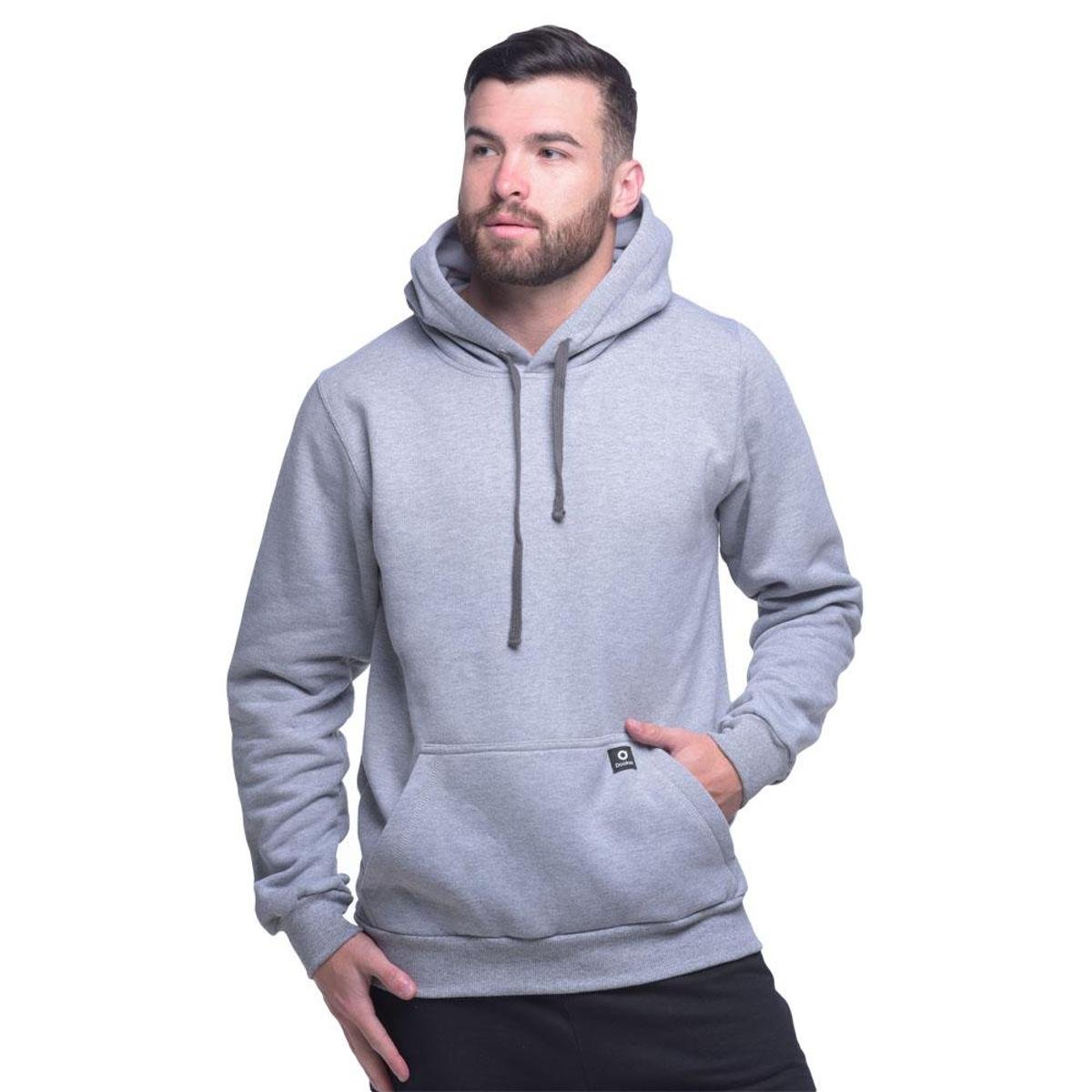 basic white moletom com capuz