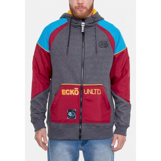 Moletom Ecko Canguru Aberto Masculino
