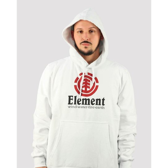 Moletom Element Canguru Off White