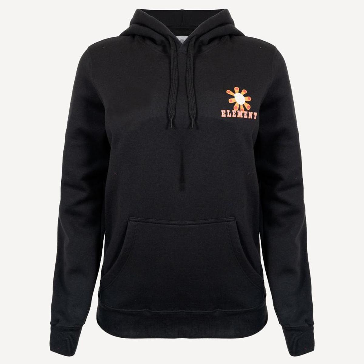 Moletom Element Fech Flowers Hoody 280 Preto GG
