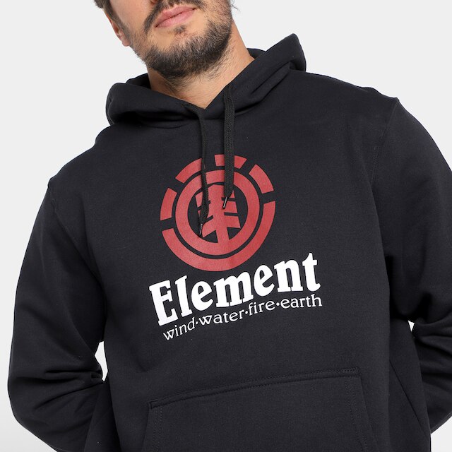 Moletom Element Fech Vertical Masculino