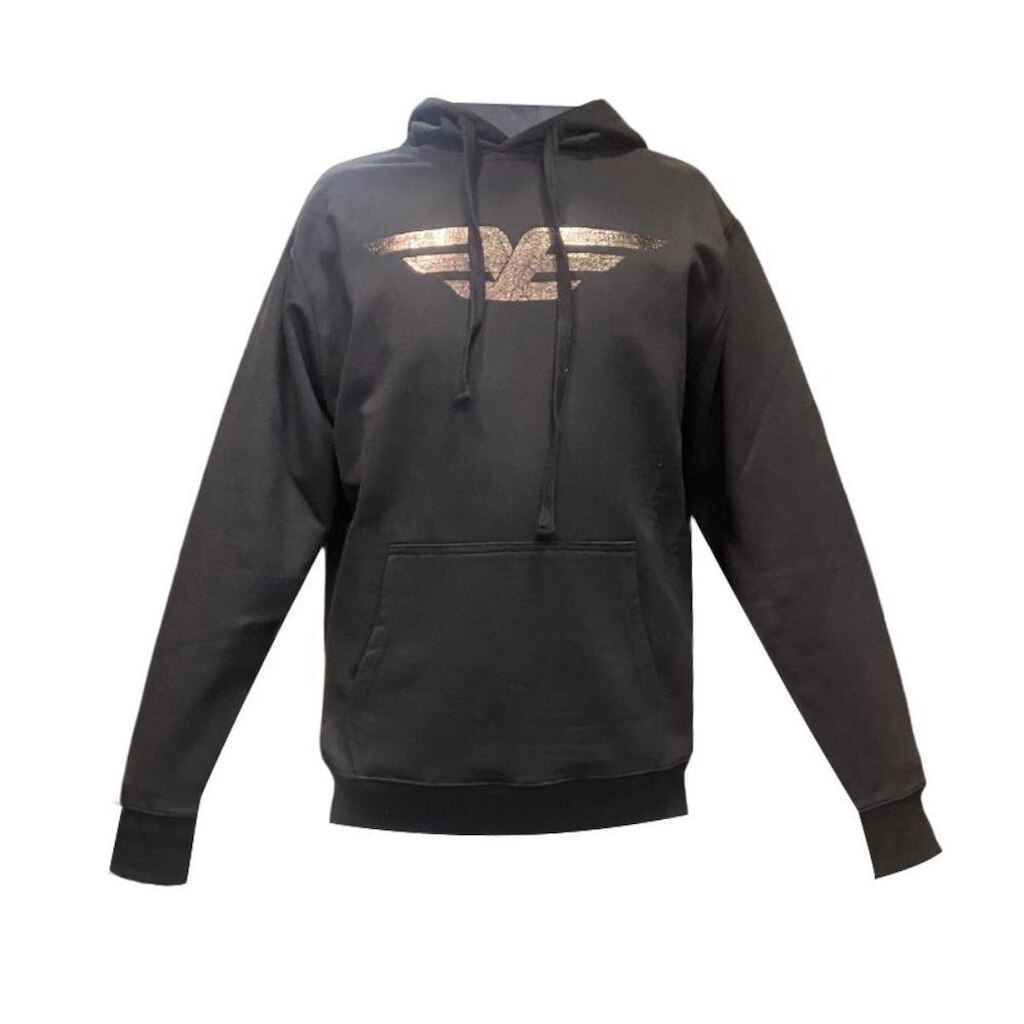 Moletom Ellus Easa Duplo Foil Capuz Preto