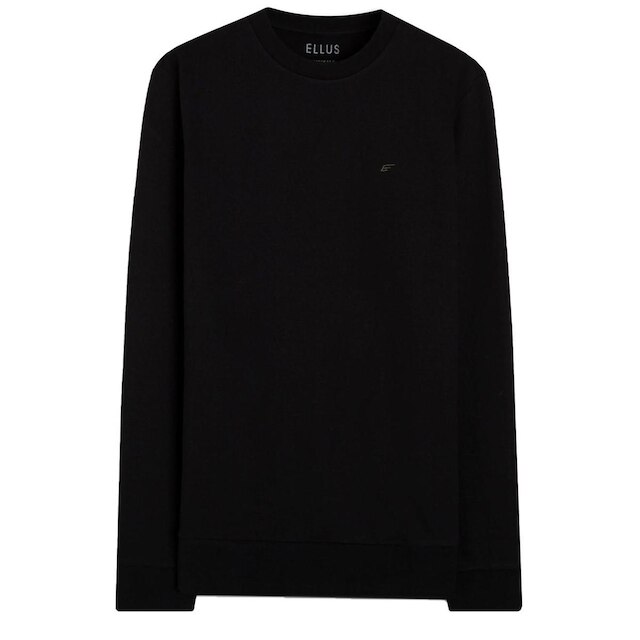 Moletom Ellus Masculino Crewneck Regular Basic Preto