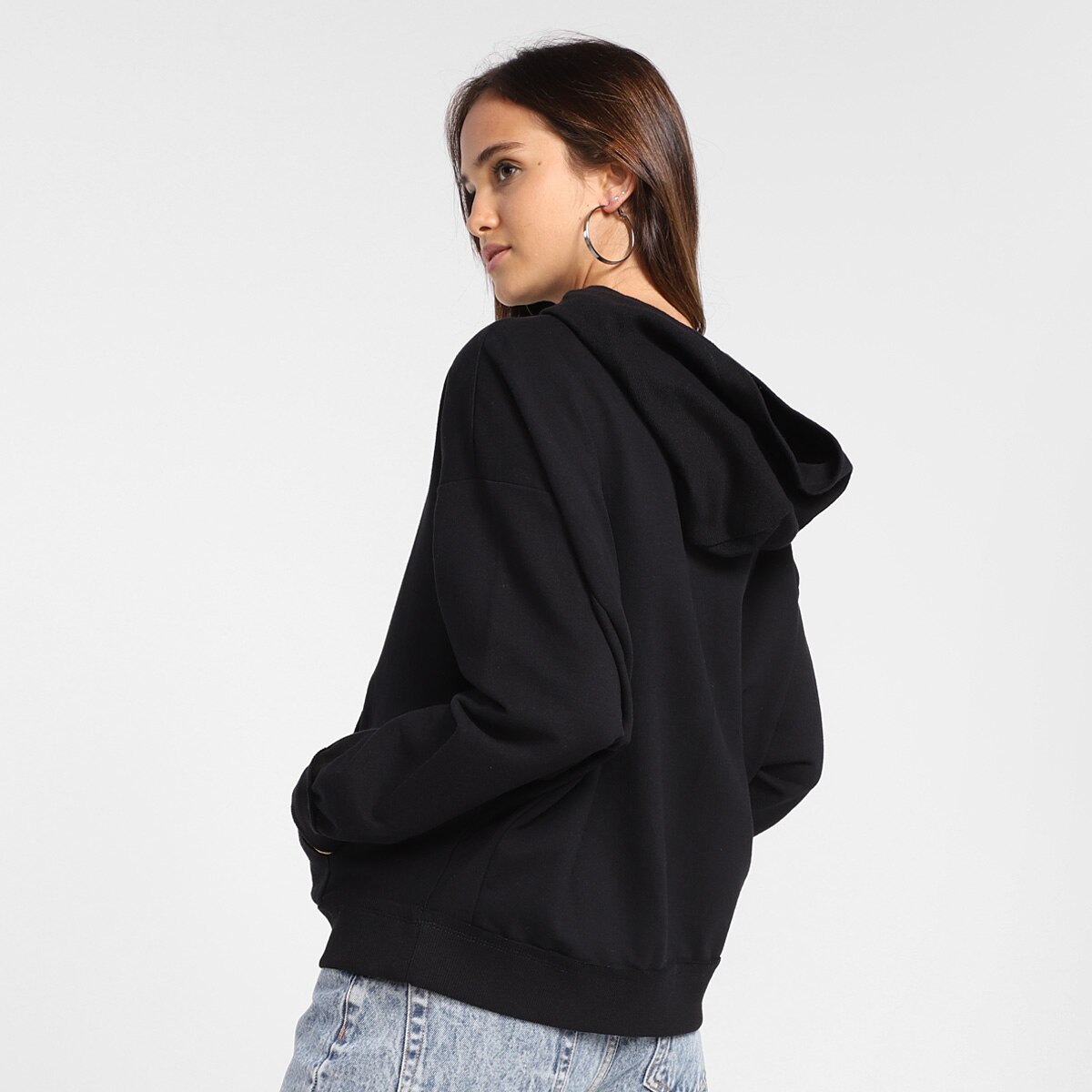 oversized moletom com capuz weekday