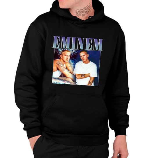 Slim Shady Moletom Do Eminem 90s Rapper Eminem Hoodie Grafis Pria
