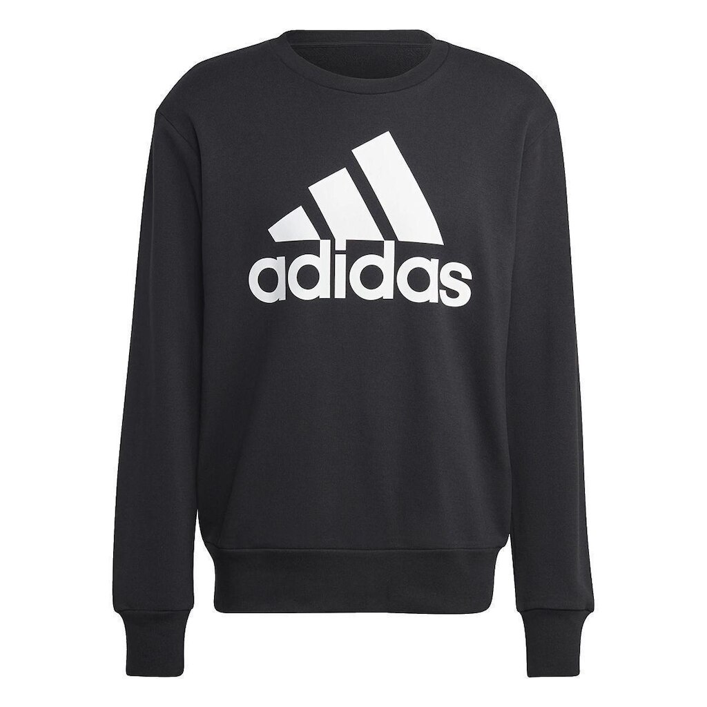 MOLETOM ESSENTIALS BIG LOGO IC9324 - PRETO/BRANCO 2GG