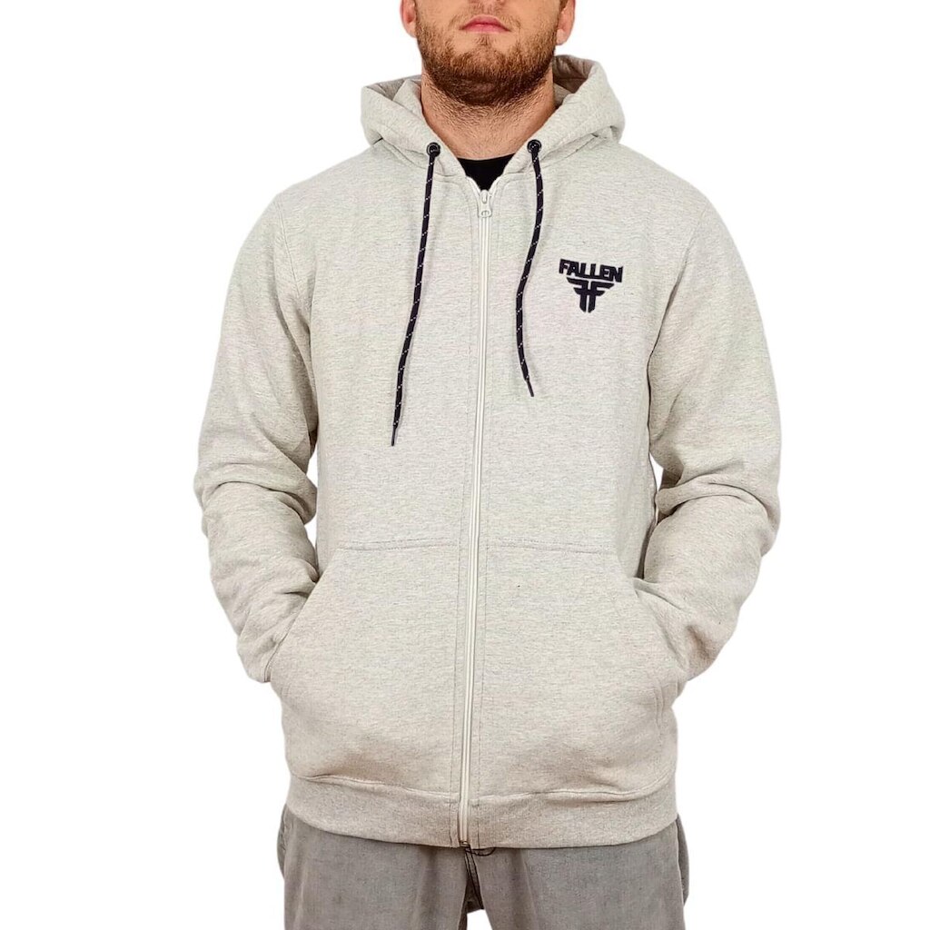Moletom Fallen Capuz Logo Off White - Masculino
