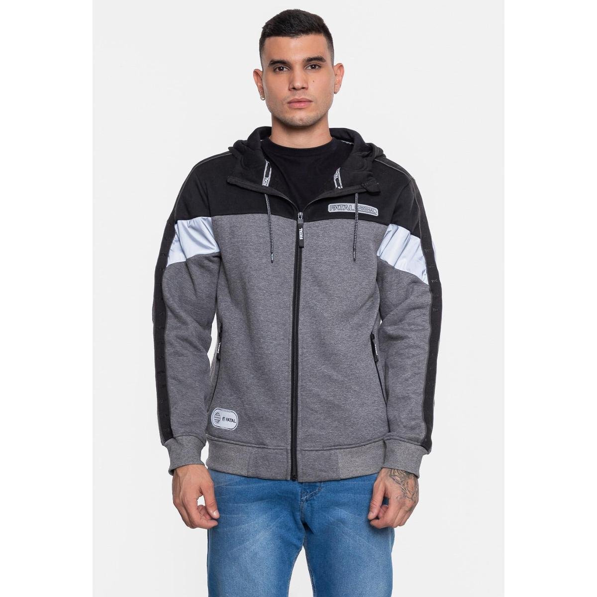 Moletom Fatal Aberto Masculino Menor preço em Moletom Fatal Aberto Masculino