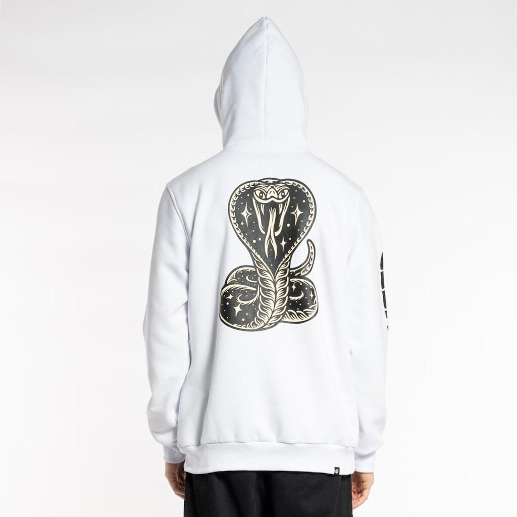 MOLETOM FECH NOCTURNAL COBRA - BRANCO - P