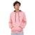 MOLETOM FECH TRANSFER - CINZA MESCLA - M - Rosa