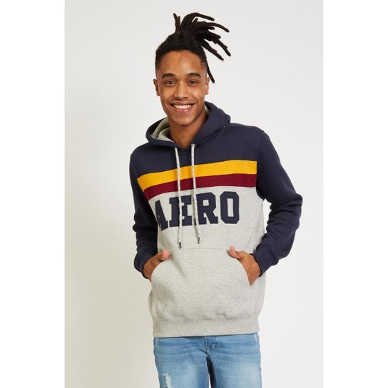 Agasalho Aeropostale Moletom Aeropostale Green Arrow Hoodie