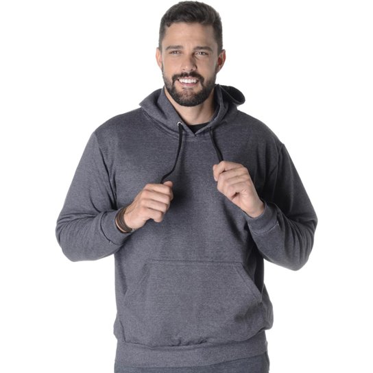 Moletom Fechado Suffix Canguro com boldo e capuz Masculino - Chumbo é ruim? Moletom Fechado Suffix Canguro com boldo e capuz Masculino - Chumbo é boa?