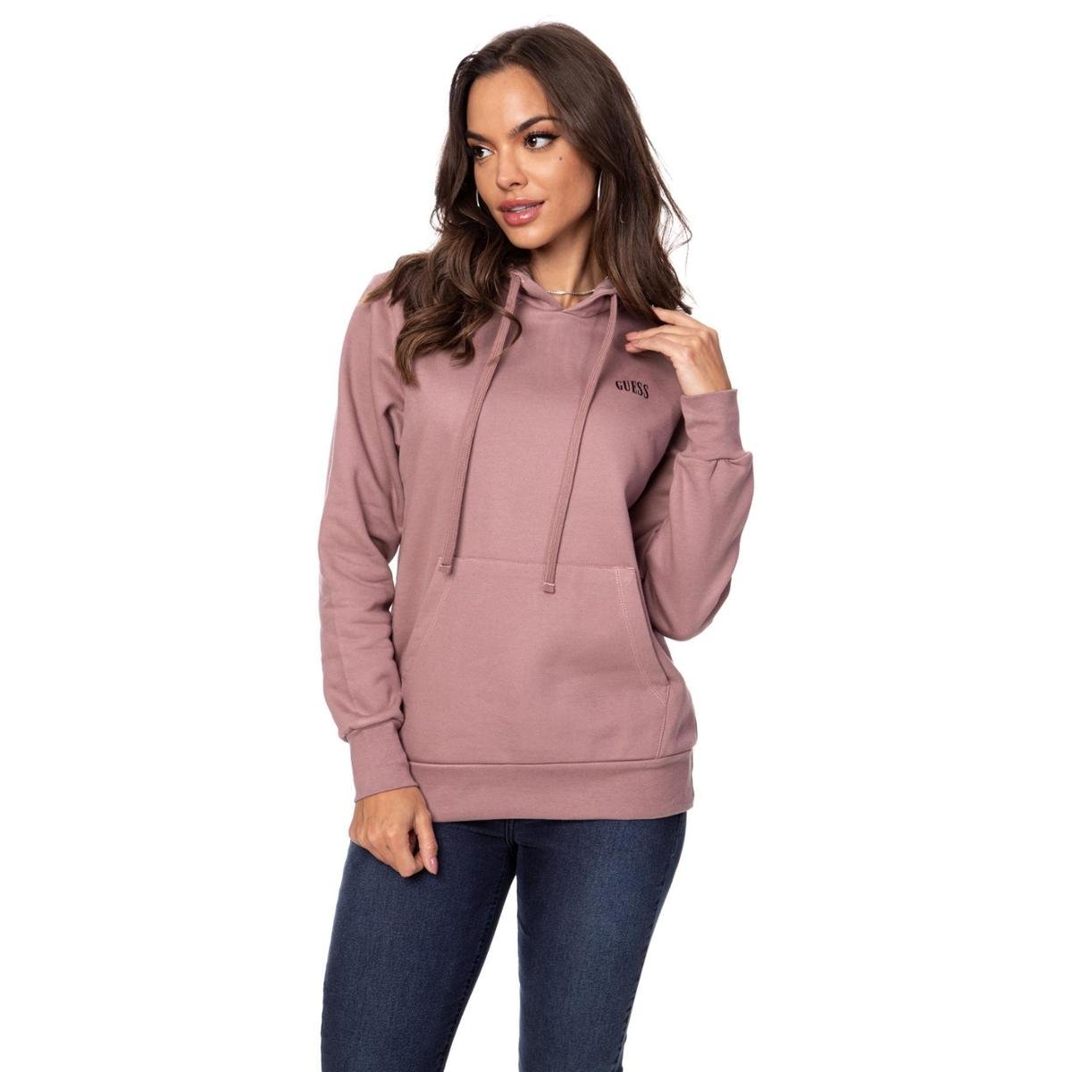 guess zip moletom com capuz