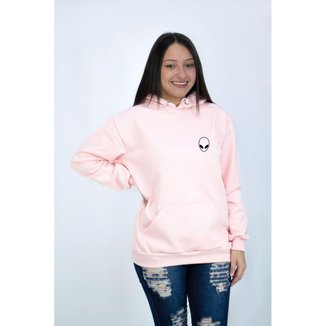 Moletom Feminino Blusa De Frio Canguru Et Tumblr Alien Top