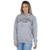 Moletom Feminino Blusa de Frio Casual Califórnia Los Angeles - Cinza