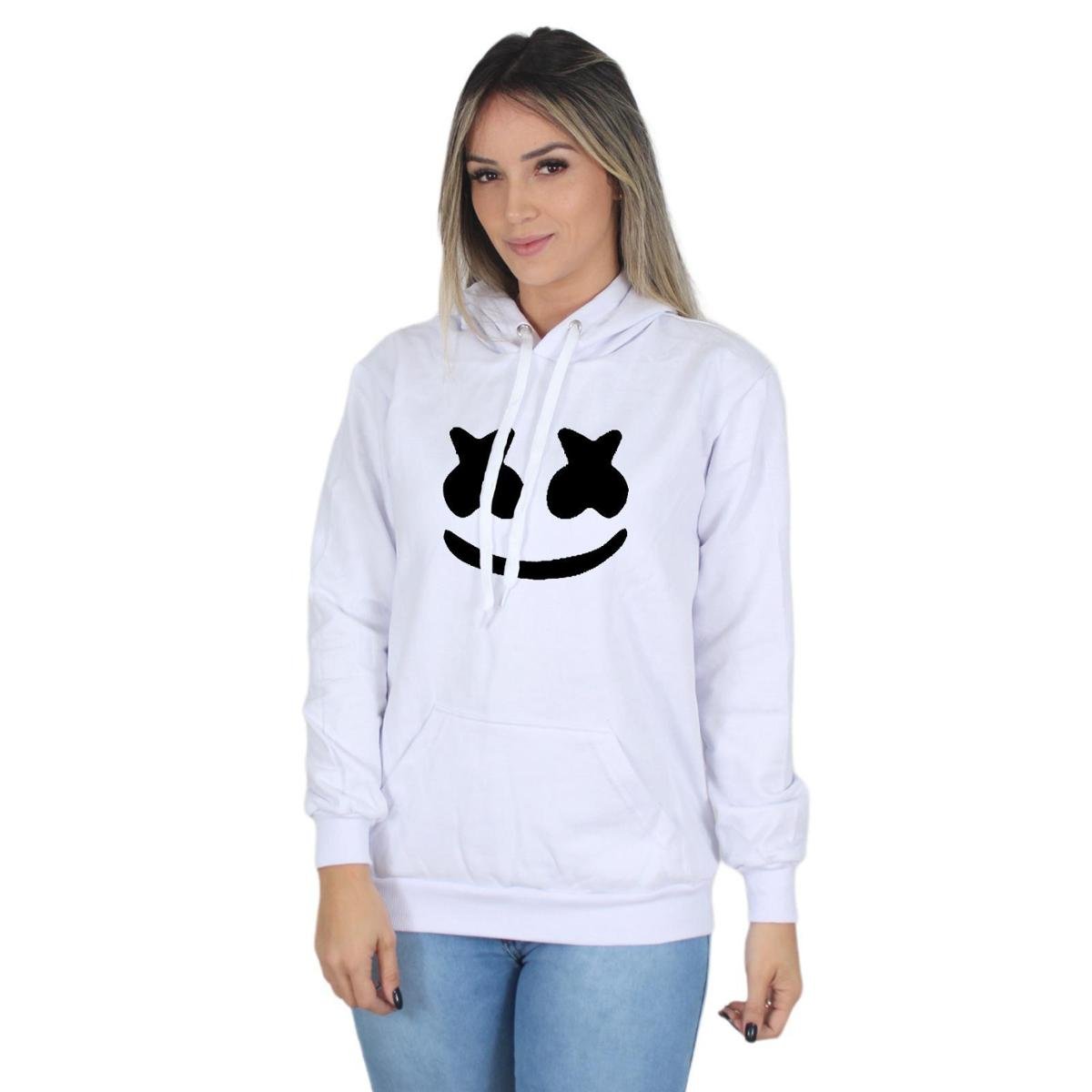 Moletom Canguru Moletom Marshmello Marshmallow Buzo Canguro