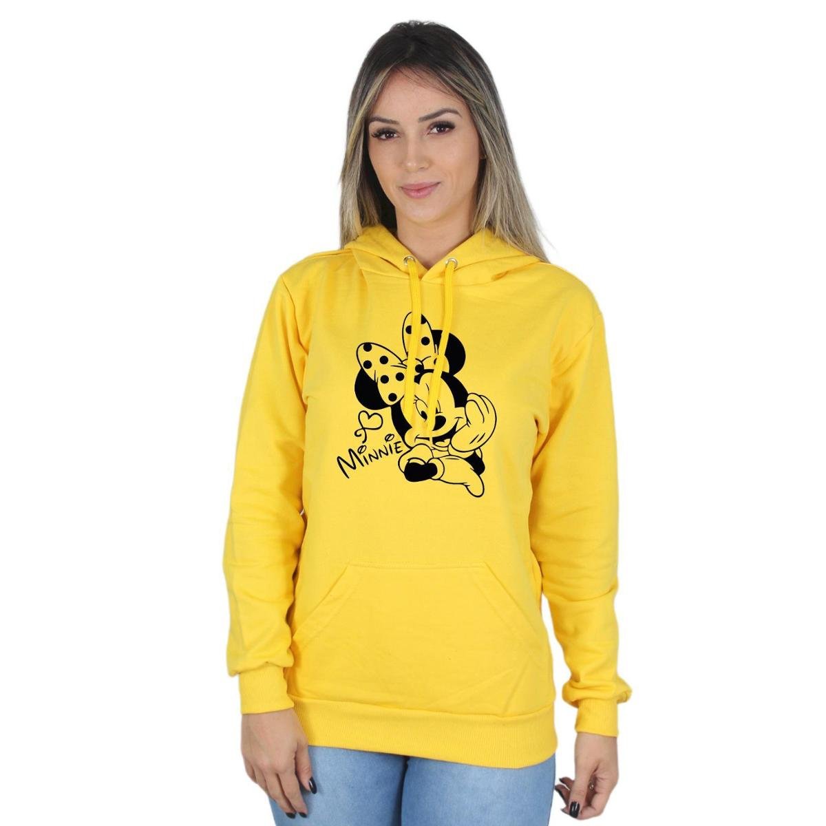 blusa de frio feminina da minnie