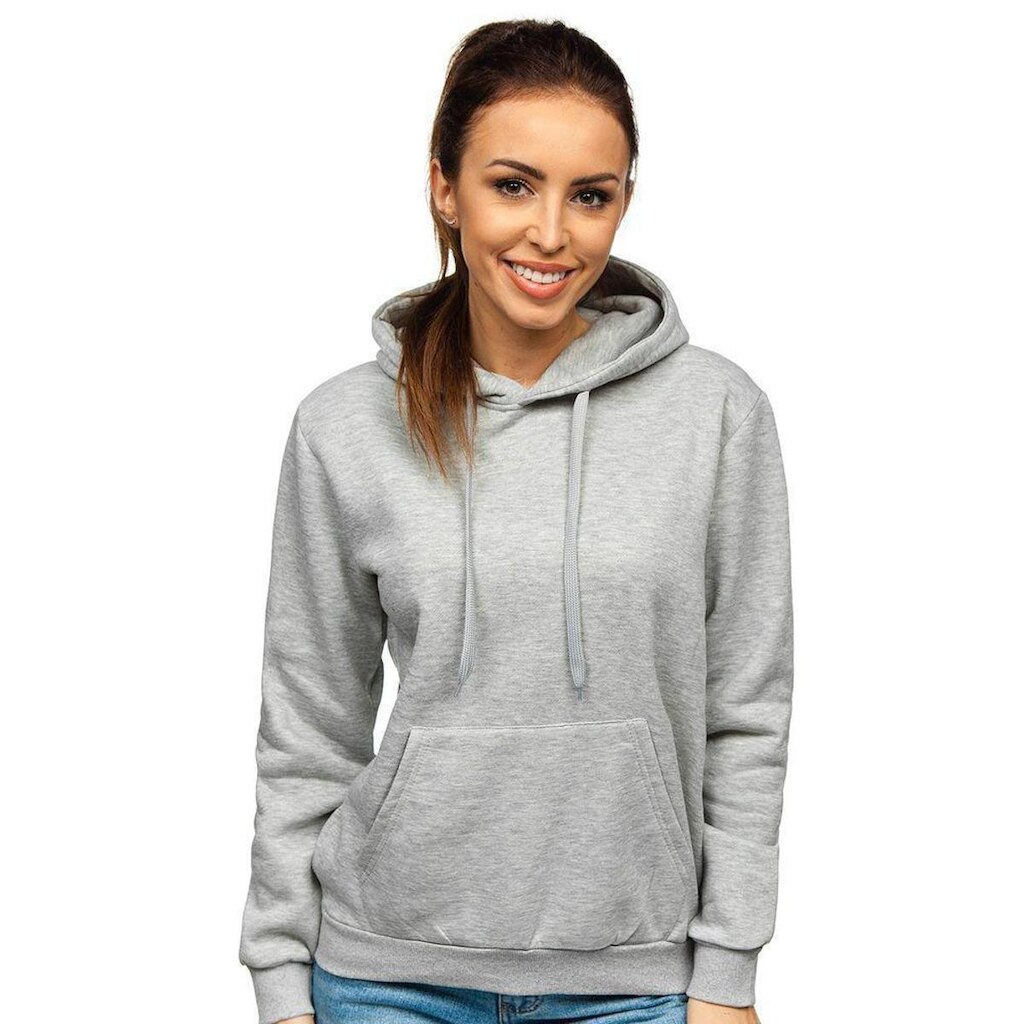 Moletom Feminino Liso Abrigo Blusa Moleton Casaco com Capuz