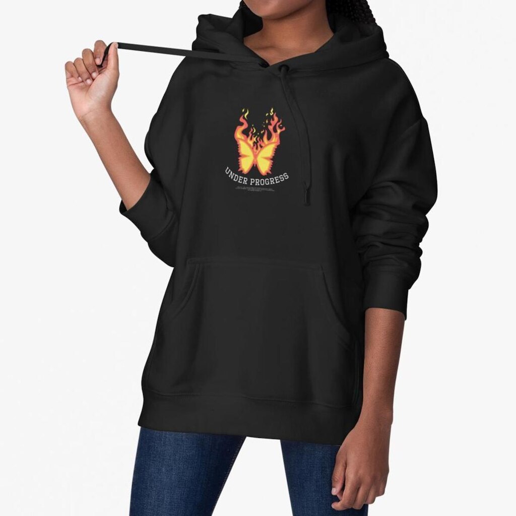Moletom Feminino Masculino Estampado Borboleta Confortável
