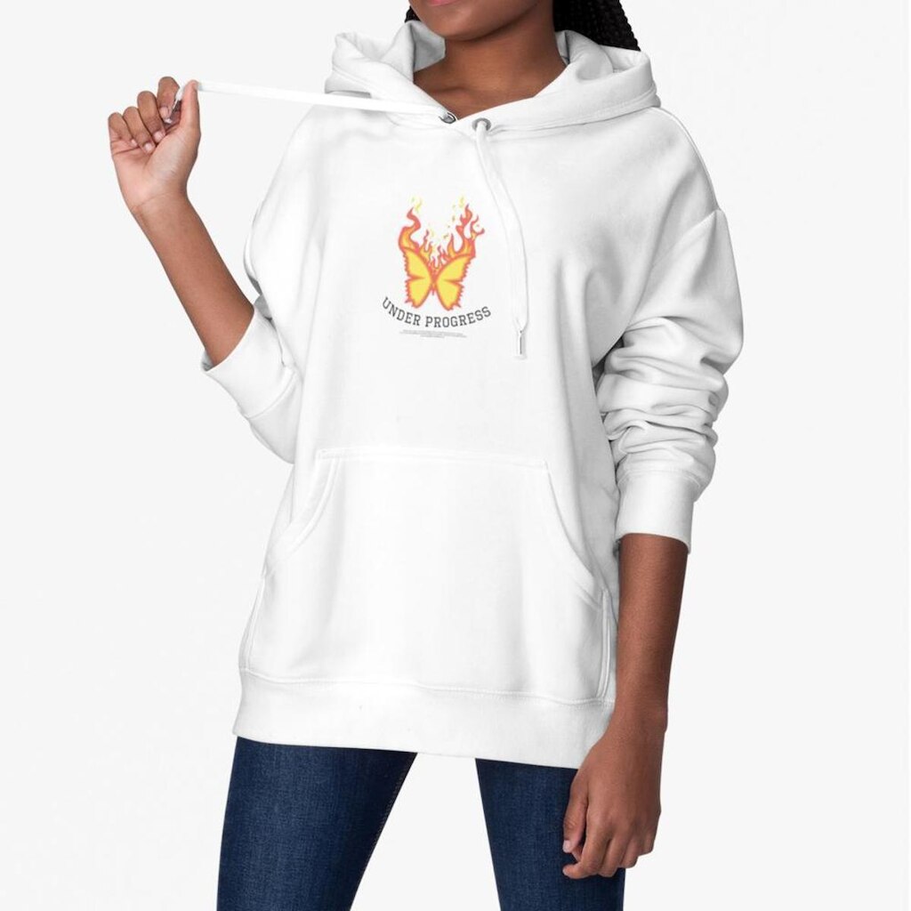 Moletom Feminino Masculino Estampado Borboleta Confortável