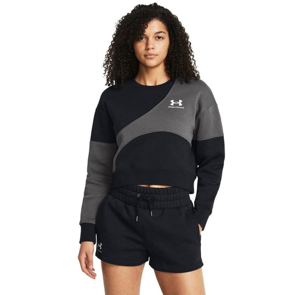Moletom Feminino Under Armour Essential Fleece Crop
