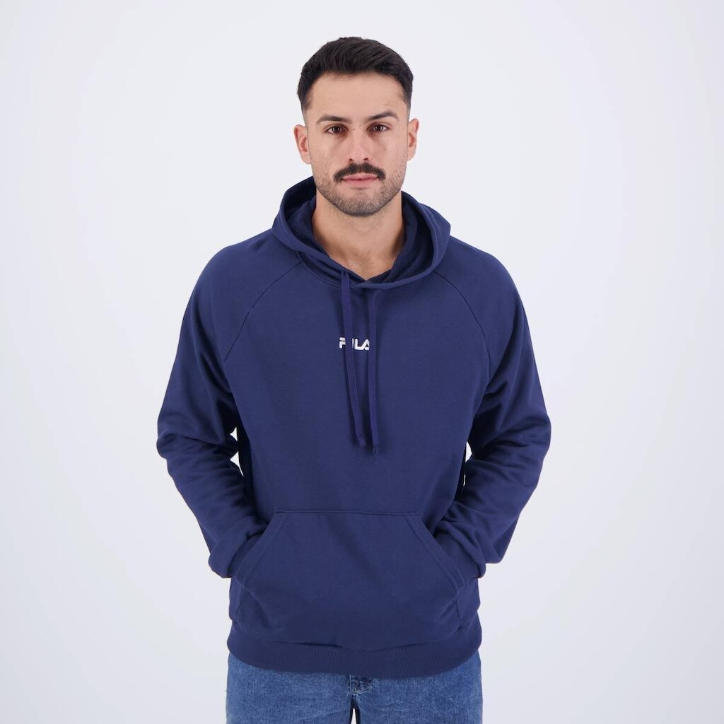 Moletom Fila Classic Basic Marinho