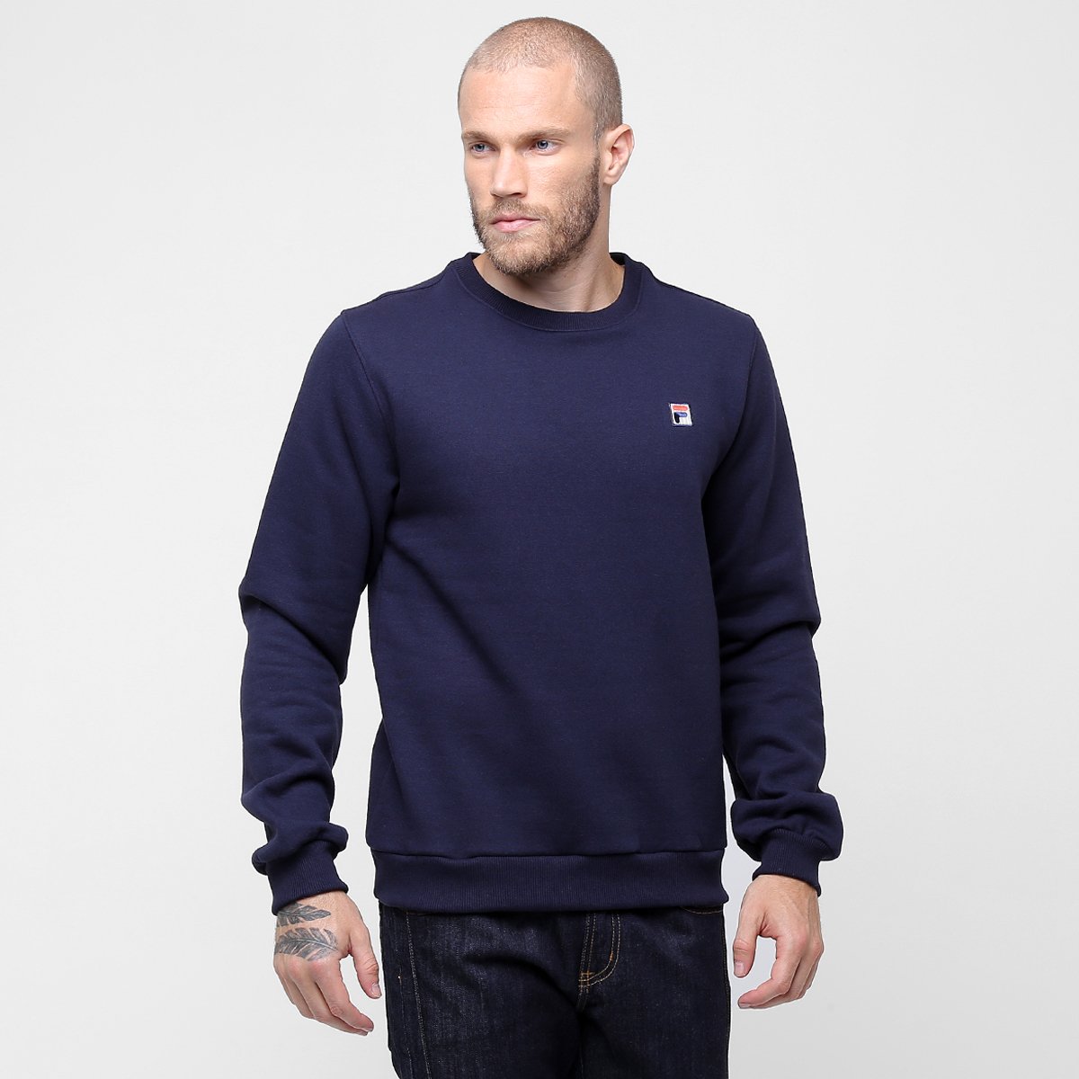 vintage fila moletom com capuz
