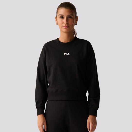 Moletom Fila Comfort Classic Light Feminino Preto
