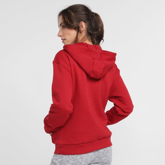 Moletom Fila Comfort Letter Capuz Feminino