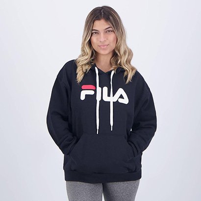 Moletom Fila Comfort Letter II c/ Capuz Feminino - Feminino
