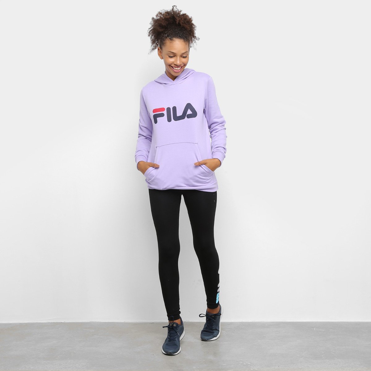 fila alianna moletom com capuz