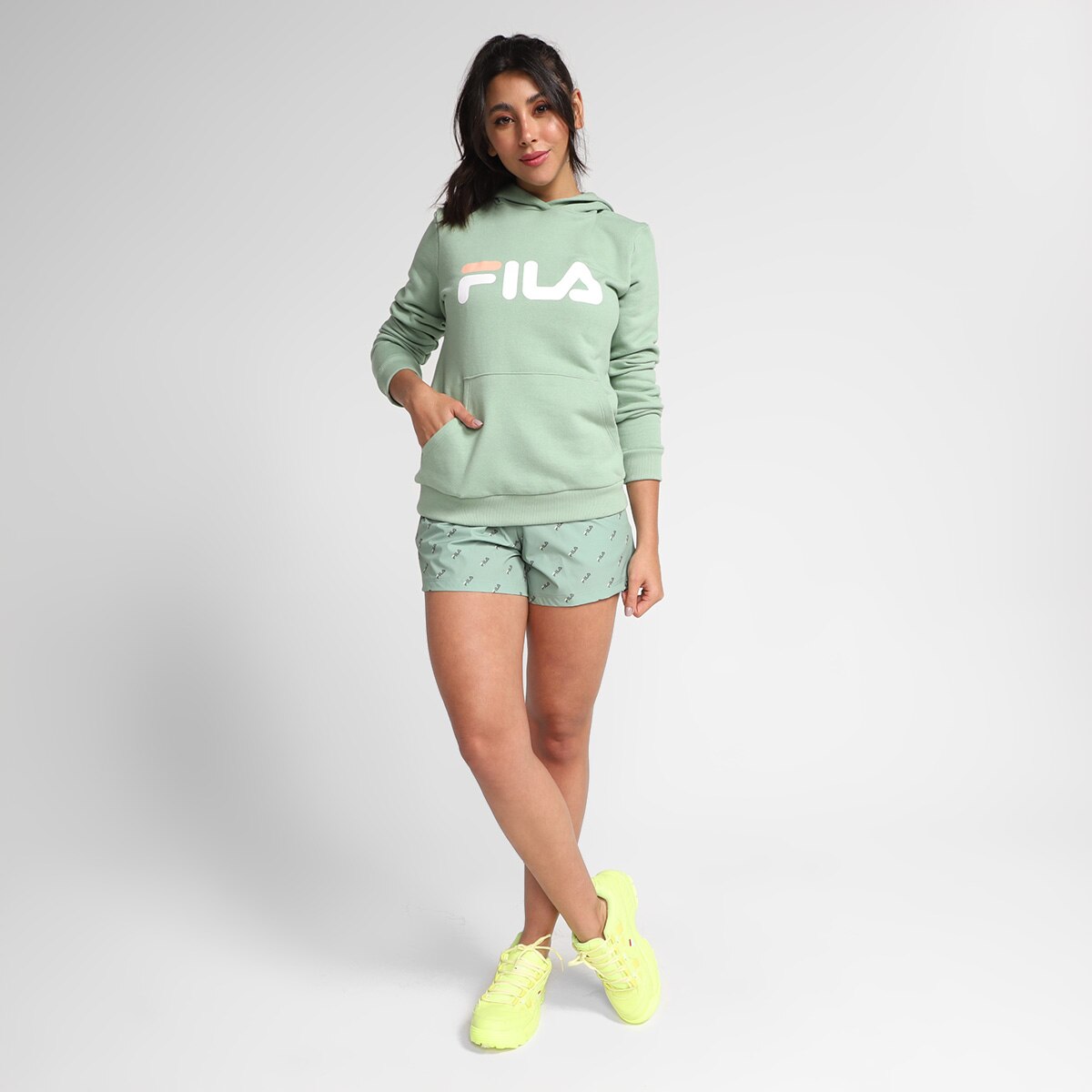 green reflective moletom com capuz