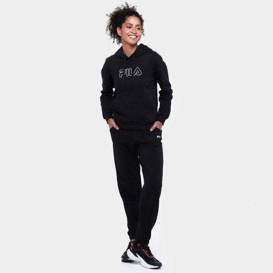 Moletom Fila Outline Winter Capuz Feminino