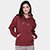 Moletom Fila Outline Winter Capuz Feminino - Vinho