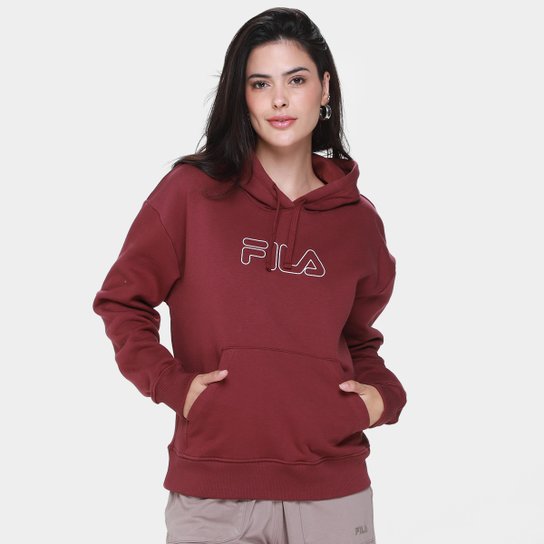 Moletom Fila Outline Winter Capuz Feminino