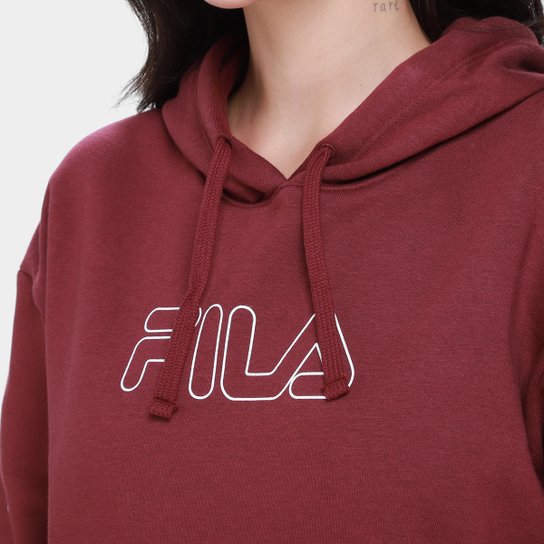 Moletom Fila Outline Winter Capuz Feminino