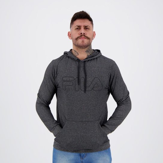 Moletom Fila Studio Letter Masculino - Preto Menor preço em Moletom Fila Studio Letter Masculino - Preto