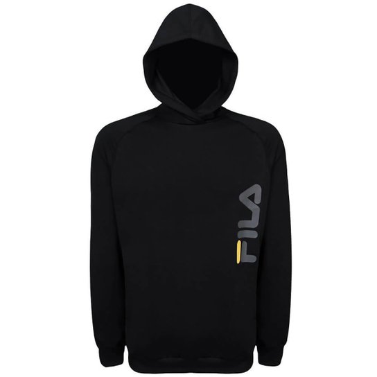 Moletom Fila Train Letter Masculino - Preto Menor preço em Moletom Fila Train Letter Masculino - Preto