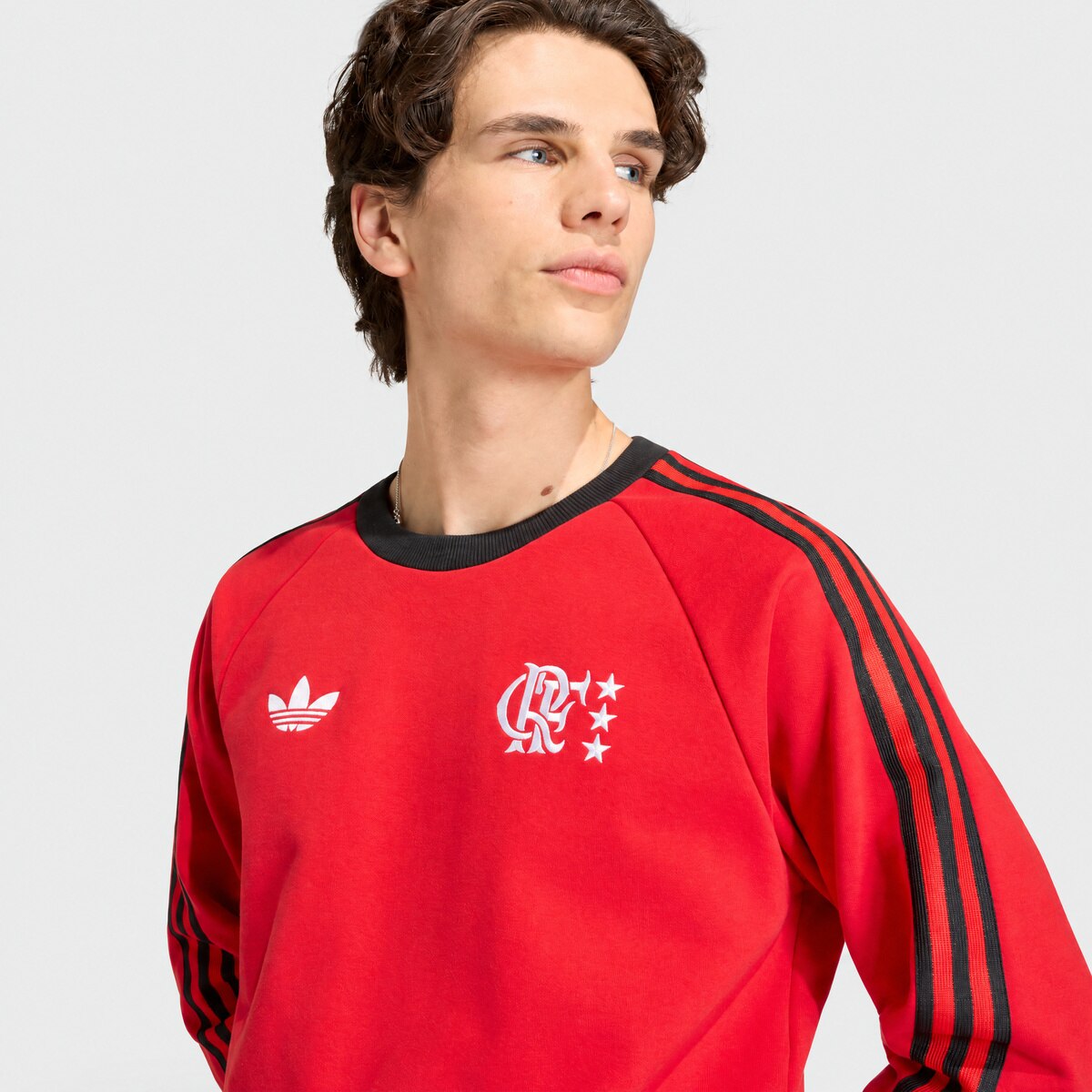 Moletom Flamengo Originals Adidas Masculino - 4