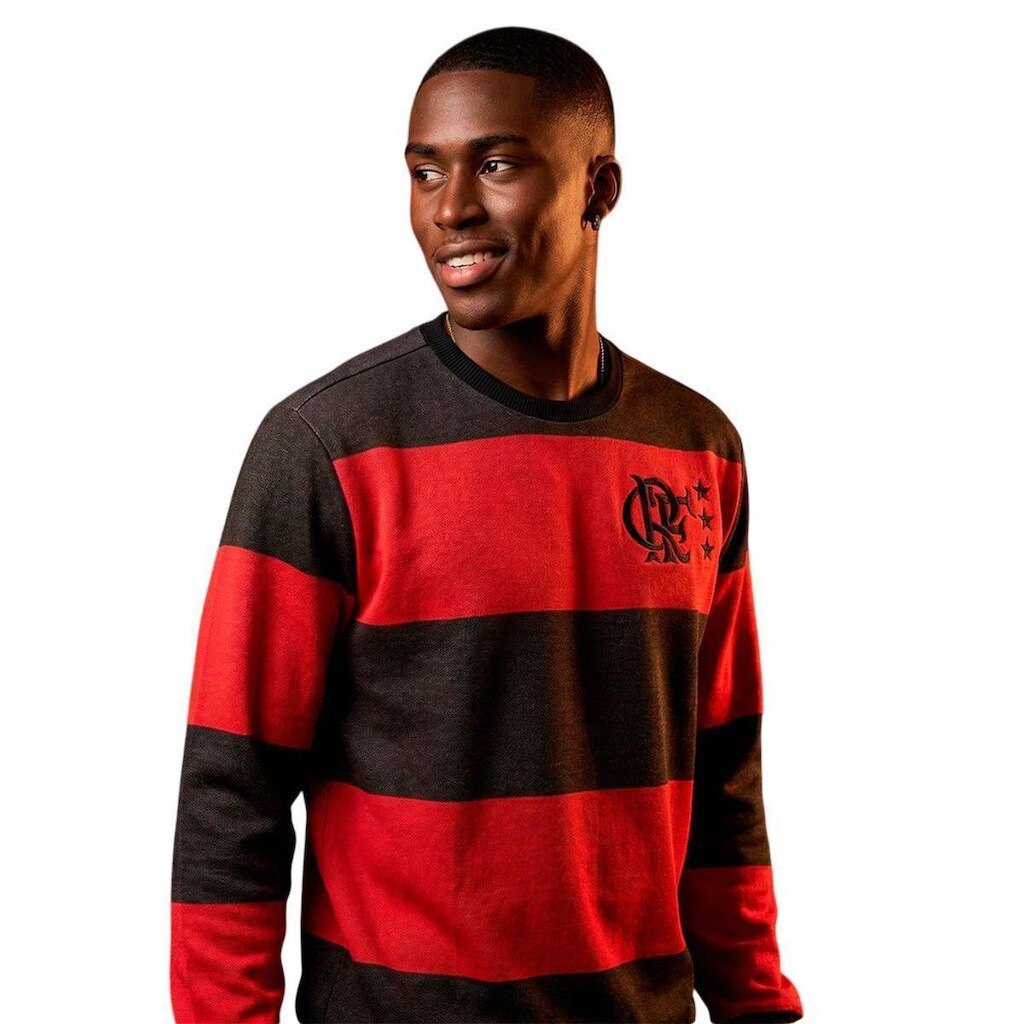 MOLETOM FLAMENGO RETRO 1981 I 8126090-9362 - VERMELHO/PRETO M