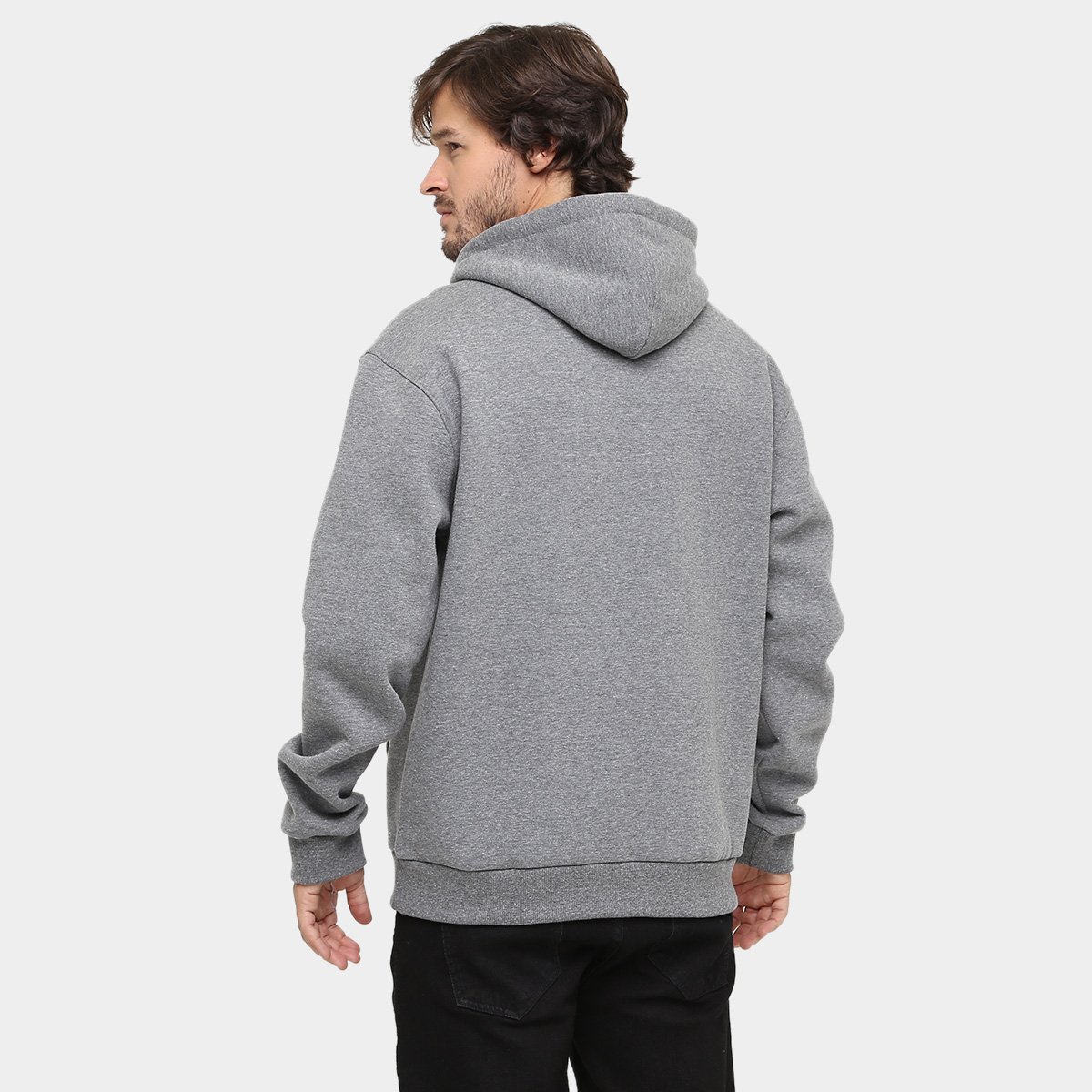white fox moletom com capuz