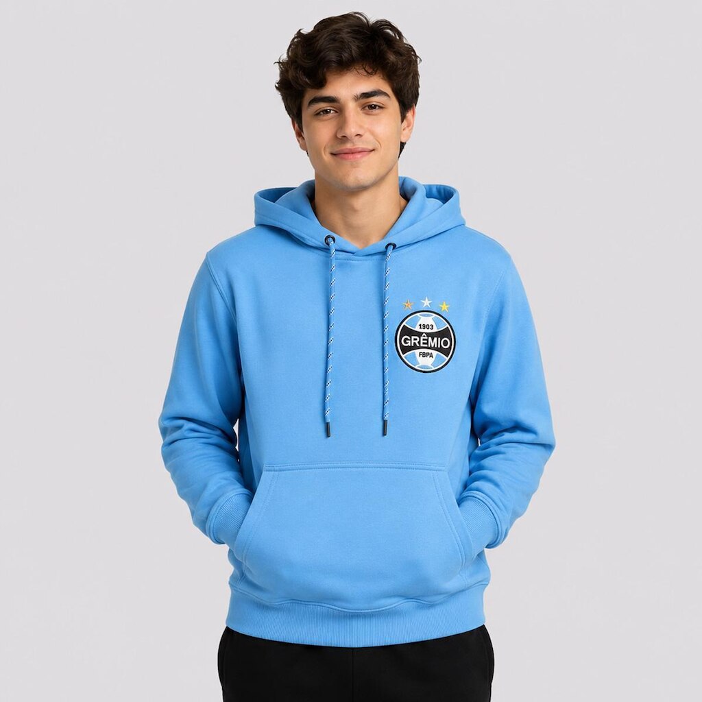 Moletom Grêmio Juvenil Celeste