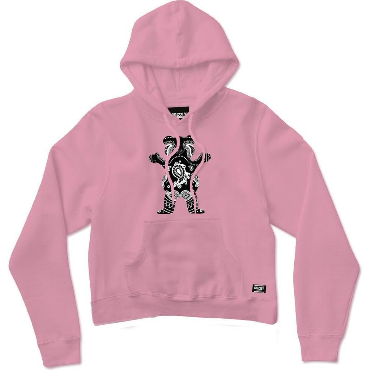 grizzly chrome rose moletom com capuz