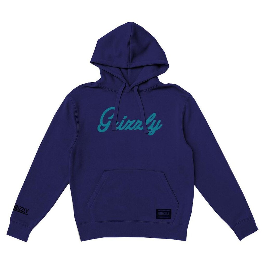 Moletom Grizzly Script Logo Hoodie G MIDNIGHT BLUE UNICA