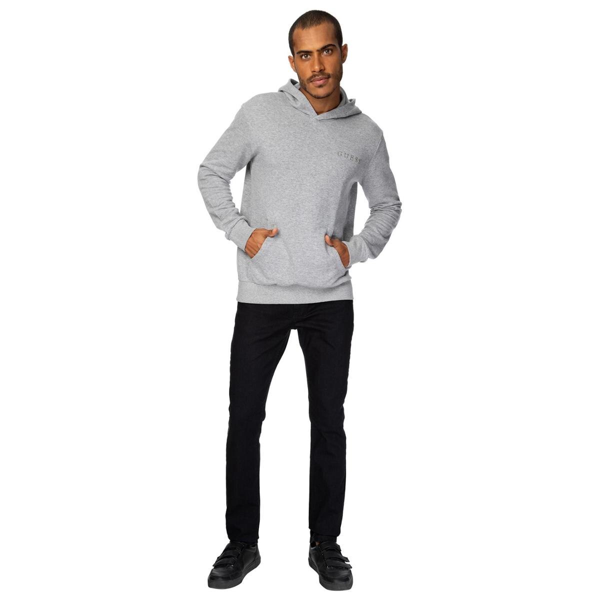 guess moletom com capuzs