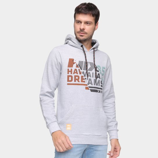 Moletom HD Gang Masculino - Cinza