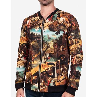 Moletom Hermoso Compadre Bomber Provérbios Masculino